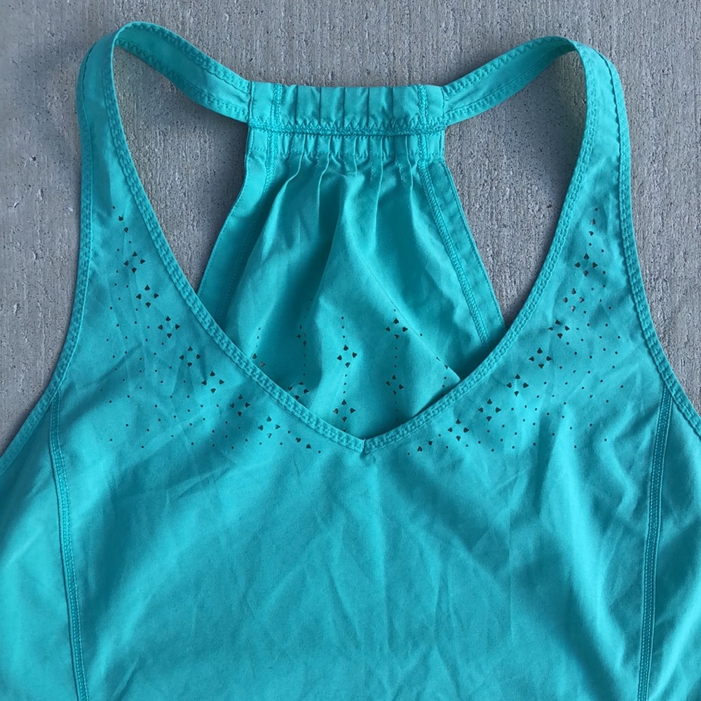 LULULEMON Racerback Perforated Run Tank Top - Picture 3 of 5